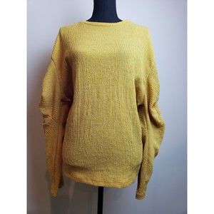 Zara Longsleeve Blouse Size Medium Color Golden Comfy Casual Pullover Top